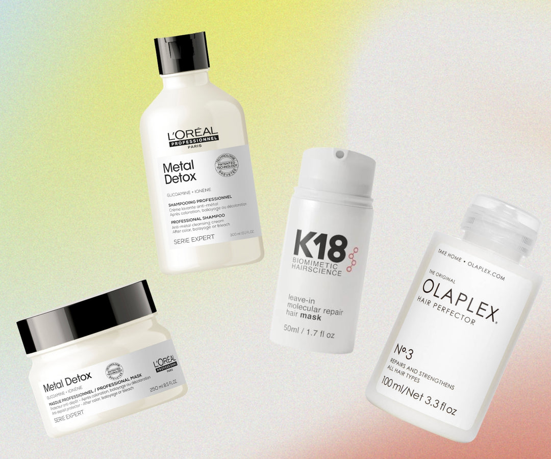 Olaplex, K18, L'Oreal Clarifying Pretreatment Blog Banner