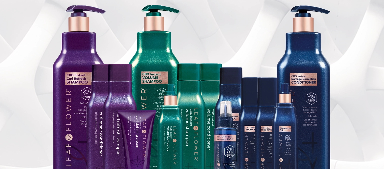 Leaf + Flower Category Header and Product Line up