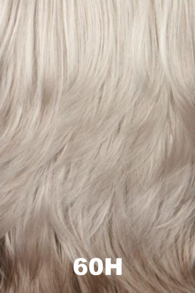 60H | Silver White on top mixed with 25% Light Brown in bac