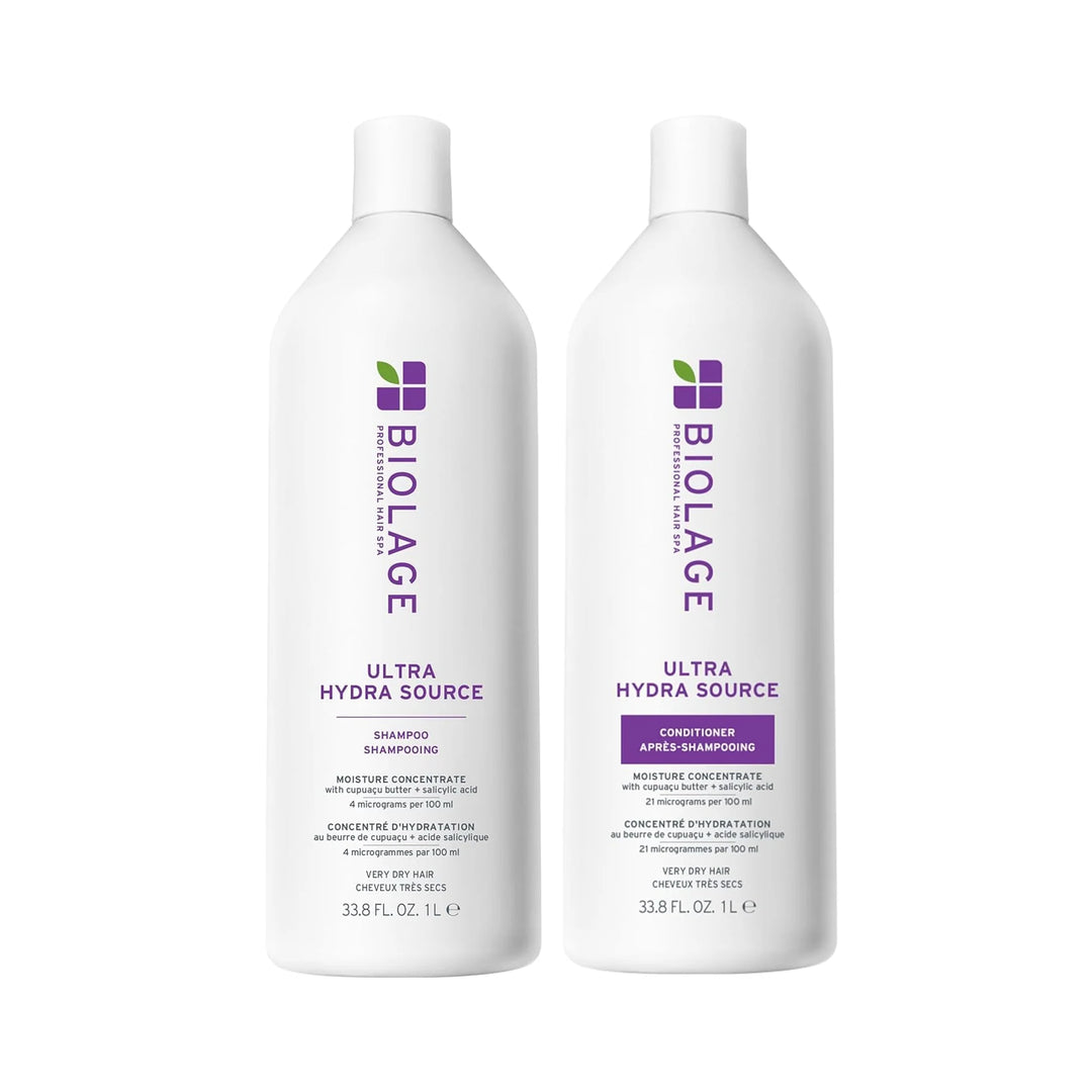Biolage Ultra Hydra Source Shampoo and Conditioner Liter Duo