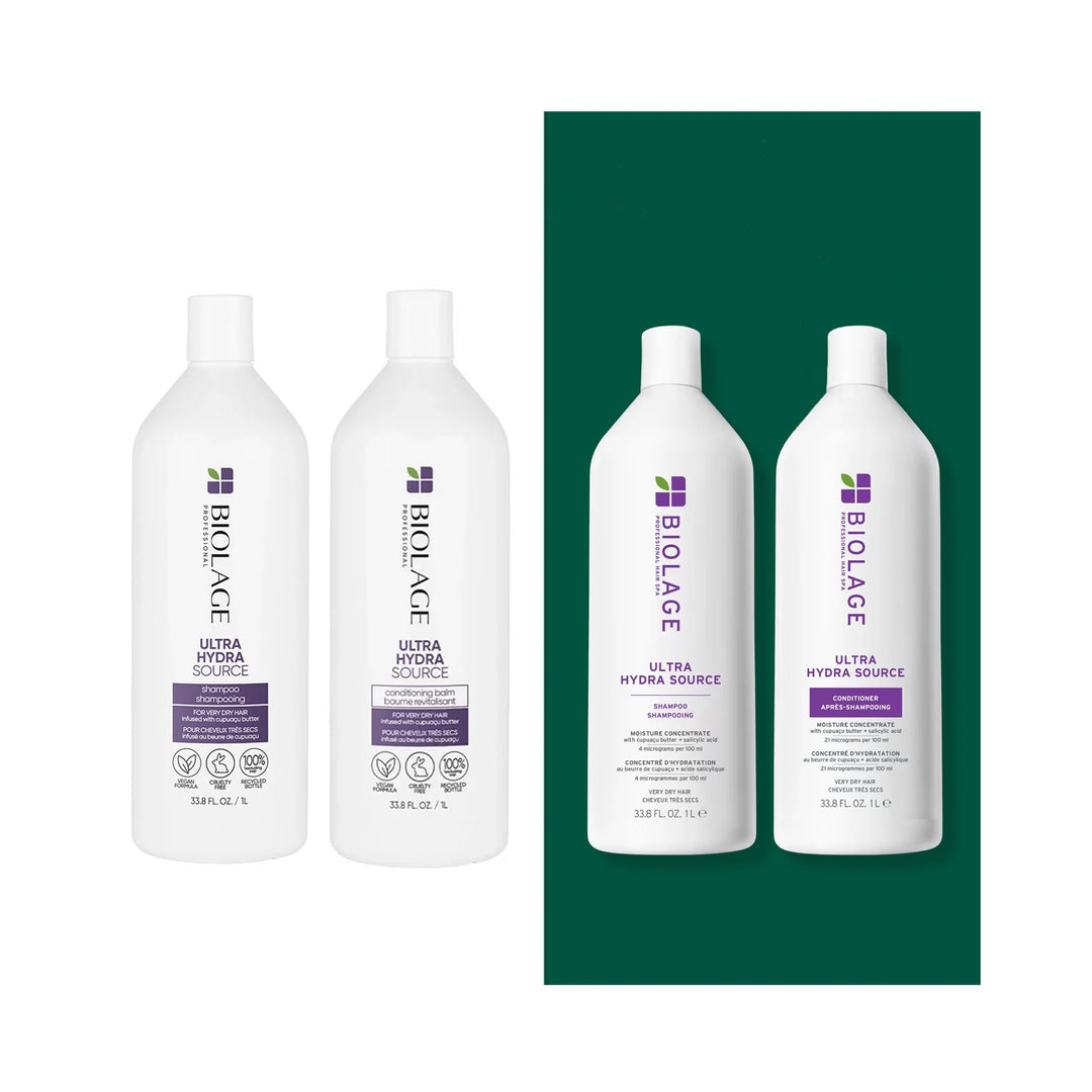Biolage Ultra Hydra Source Shampoo and Conditioner Liter Duo