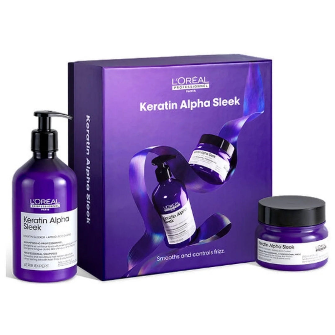 L'oreal Professional Serie Expert Keratin Alpha Sleek Kit