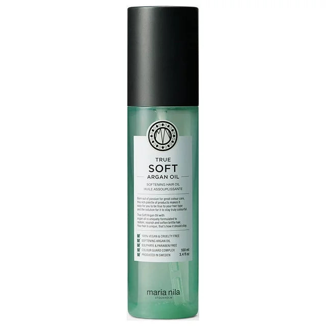 Maria Nila True Soft Argan Oil image of 3.4 oz bottle