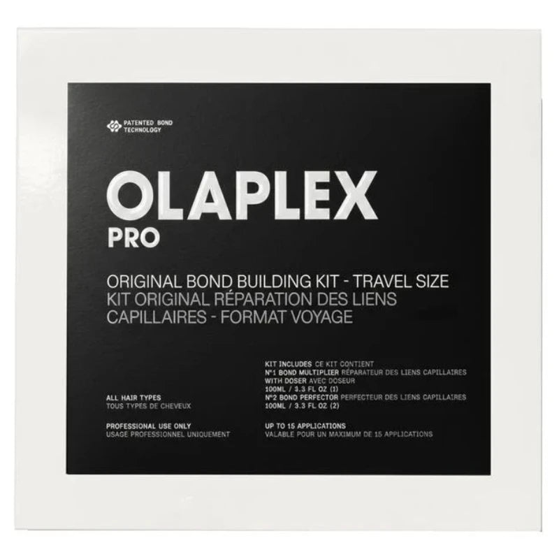 Olaplex Pro Original Bond Building Kit travel size packaging on a white background