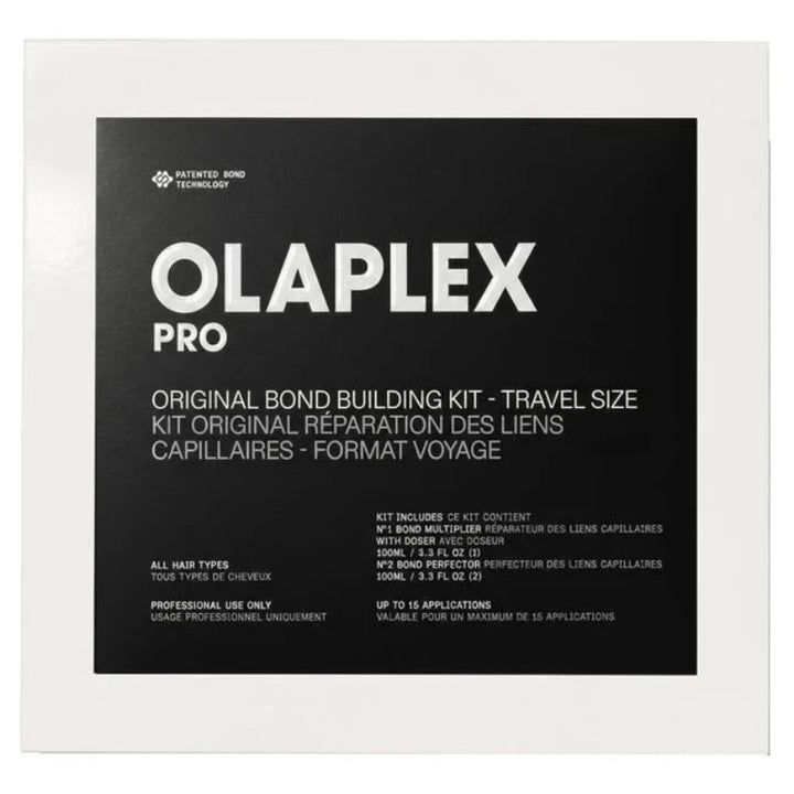 Olaplex Pro Original Bond Building Kit travel size packaging on a white background