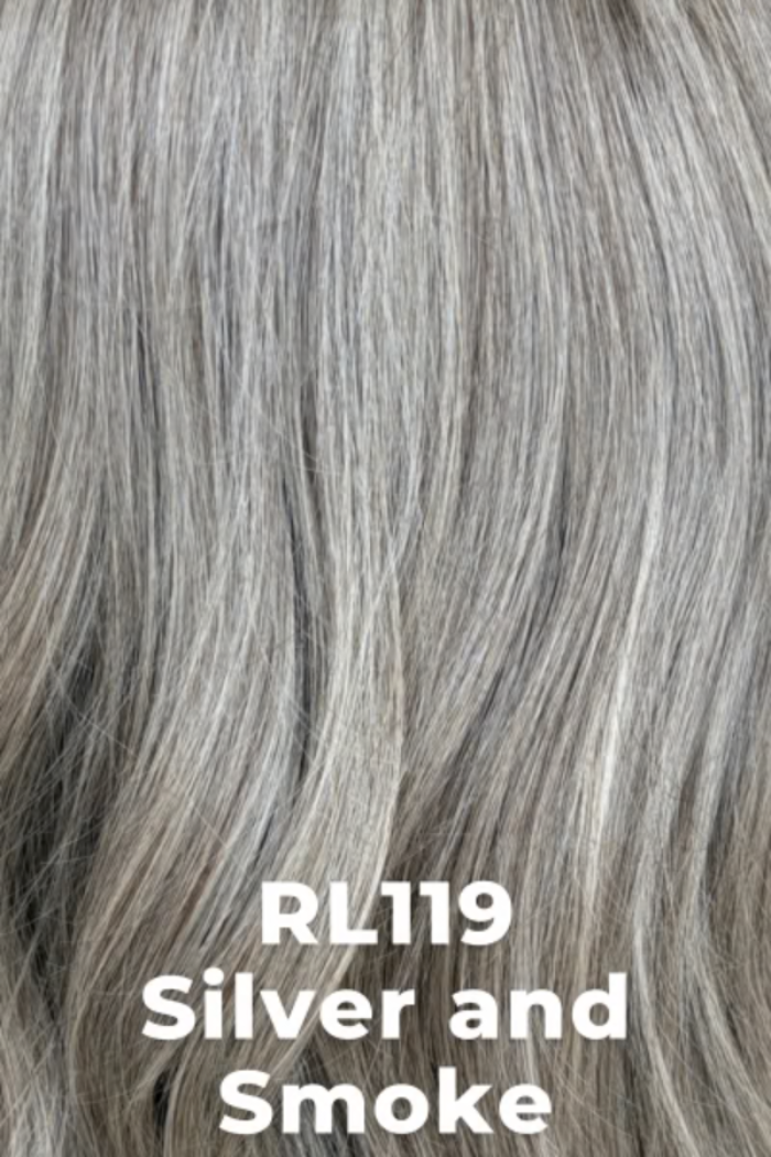 Gray hair color swatch labeled RL119 Silver and Smoke