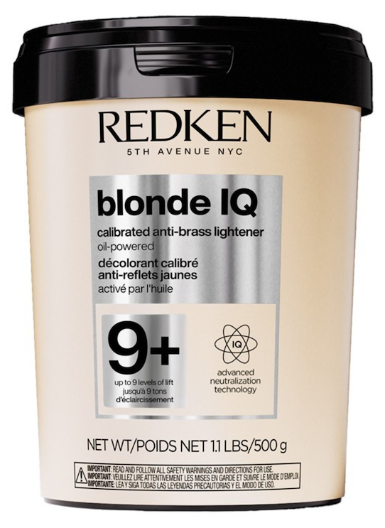 Redken Blonde IQ hair care product on a white background