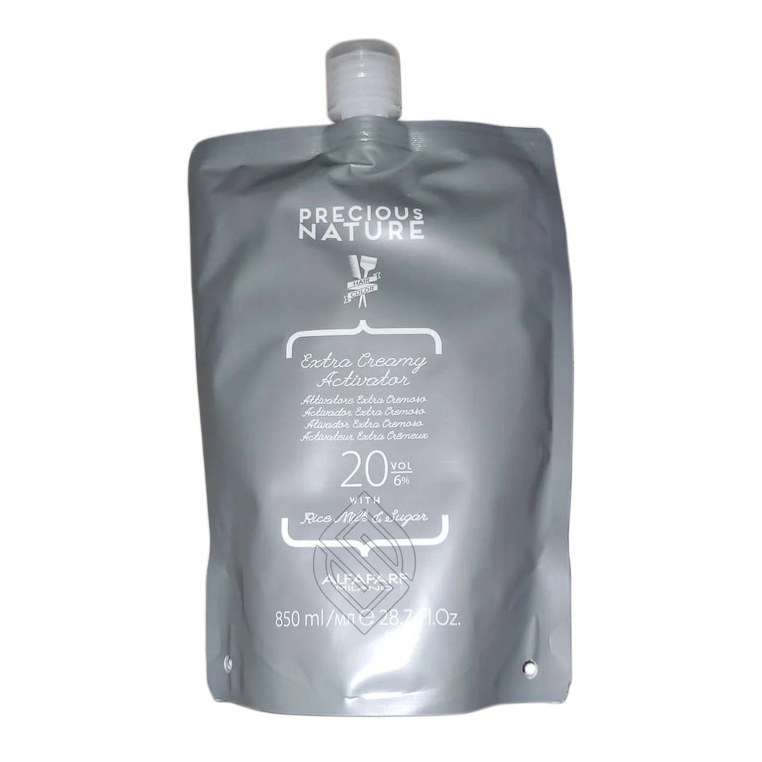 Alfaparf Milano Precious Nature 20 Volume Extra Creamy Activator image of 28.7 oz developer 