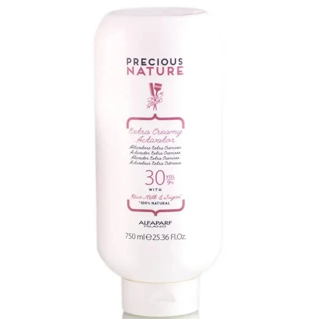 Alfaparf Milano Precious Nature Extra Creamy Activator 30 Volume image of 25 oz bottle