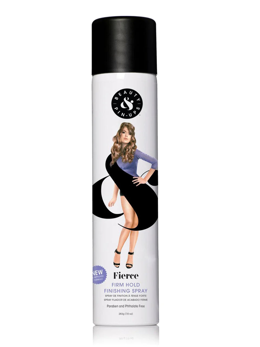Beauty & Pin Ups Fierce Firm Hold Finishing Spray image of 10 oz bottle