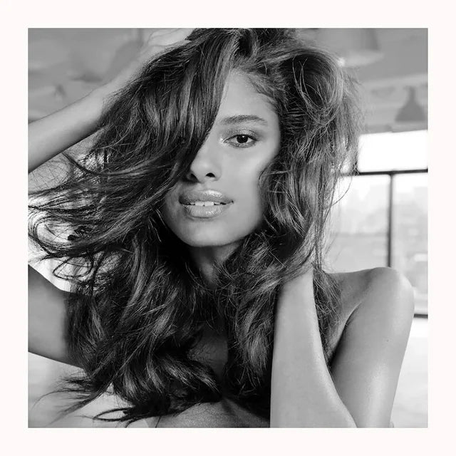 Brazilian Blowout Anti-Frizz Shampoo and Conditioner Duo Pack model before and after