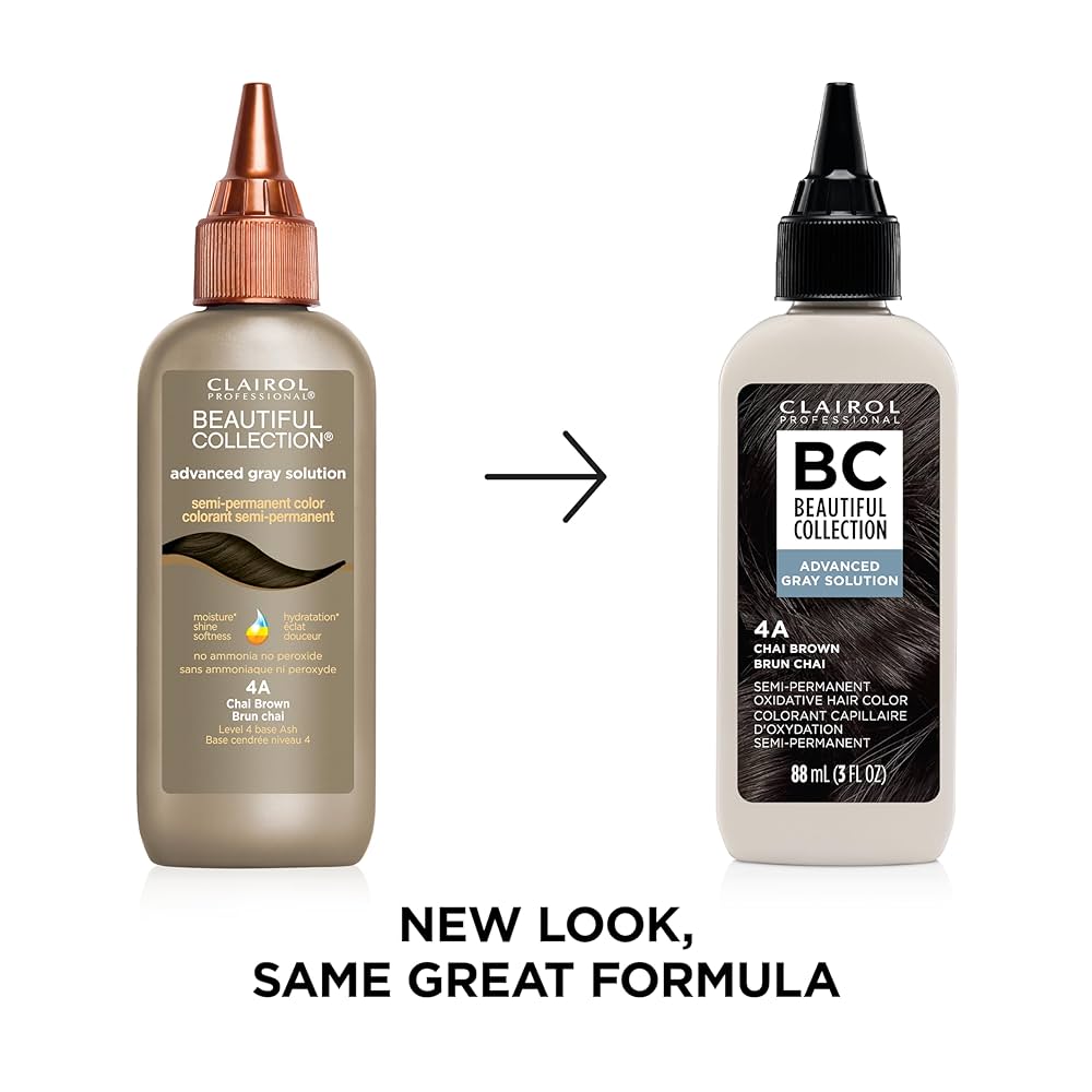 Clairol Beautiful Collection Semi-Permanent Moisturizing Color Advanced Gray Solution
