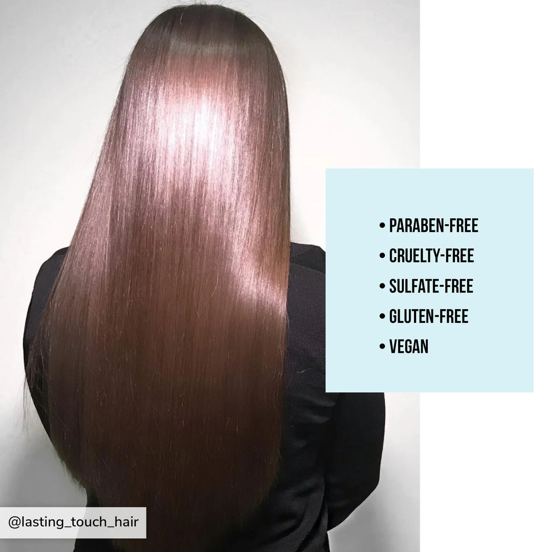 Color Wow Color Security Conditioner Fine to Normal image of product benefits and model after use