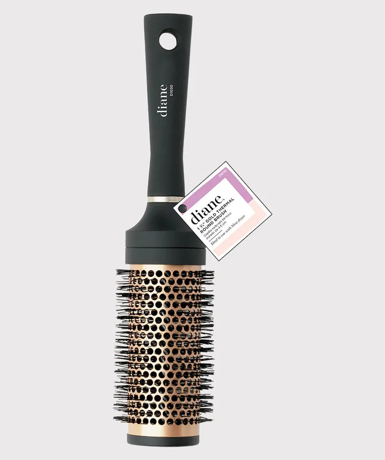 Diane  Gold Thermal Round Brush image of 1.75 round brush