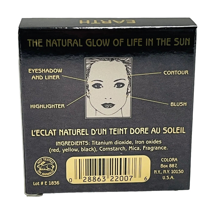 Egyptian Earth Bronzer image of back of bronzer case