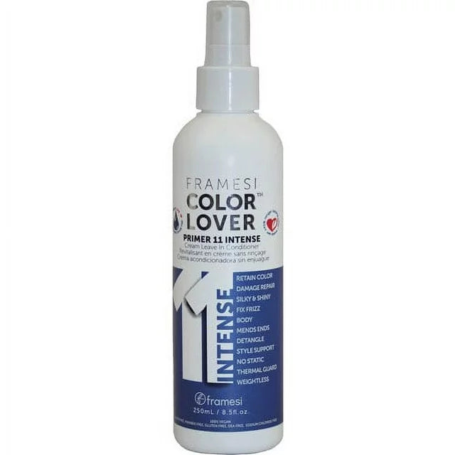 Framesi Color Lover Primer 11 Intense Cream Leave-In Conditioner image of 8.5 oz bottle