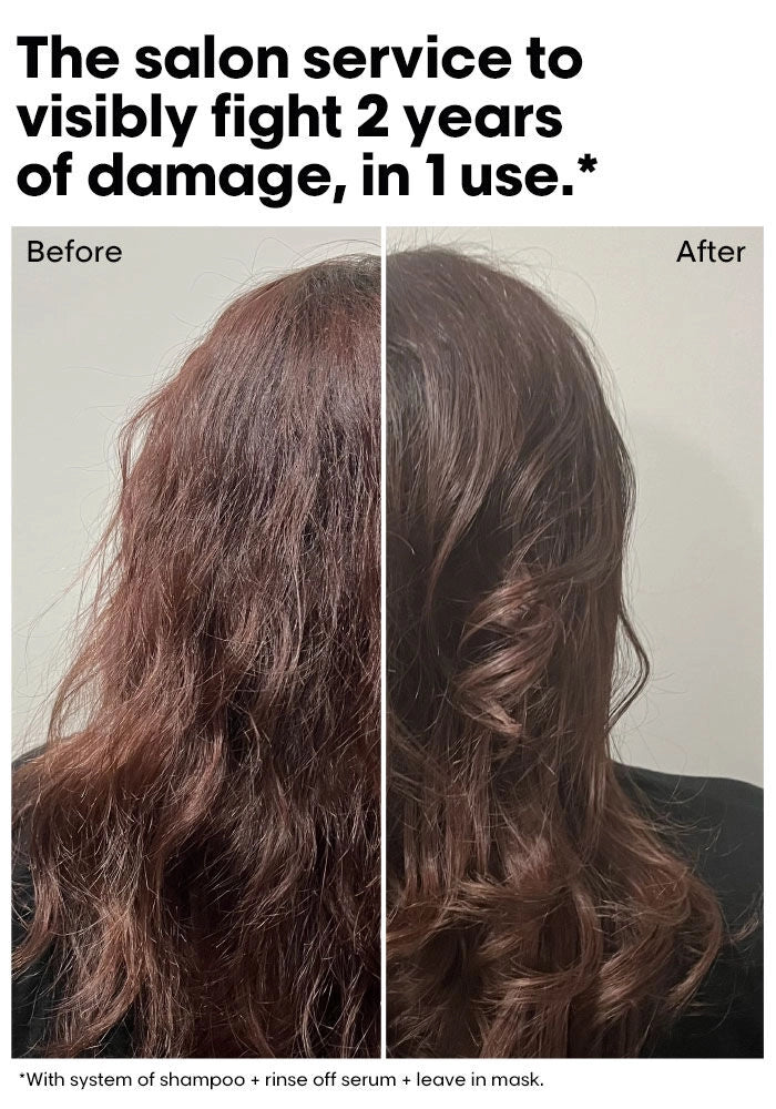 L'oreal Professional Serie Expert Absolut Repair Molecular Sulfate-Free Shampoo image of before and after model
