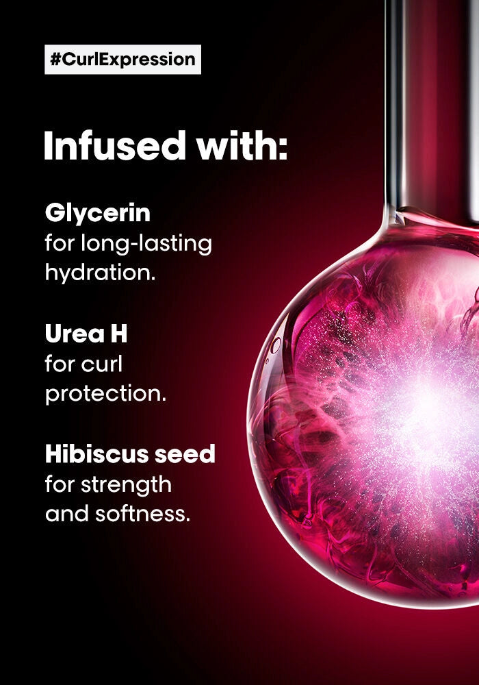 L'oreal Professional Serie Expert Curl Expression Intensive Moisturizer Mask image of products benefits and natural ingredients