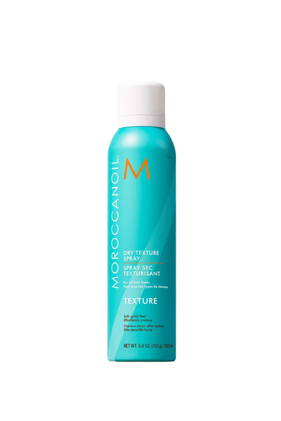 Moroccanoil dry texture spray can on a light background