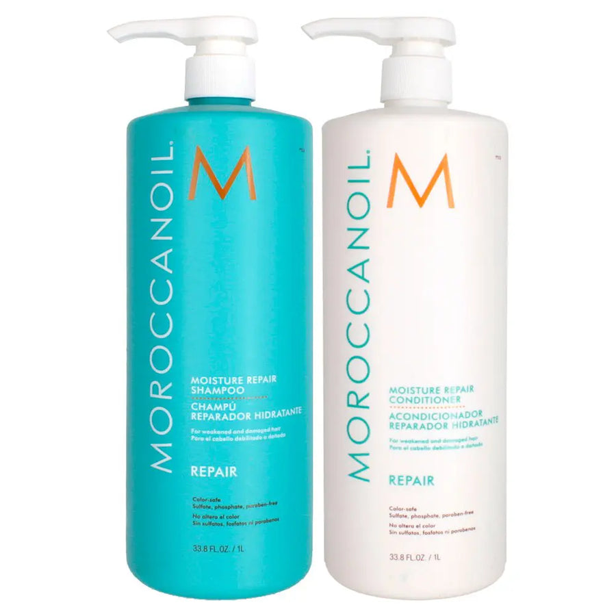 Moroccanoil Moisture Repair Shampoo image of 33.8 oz bottle