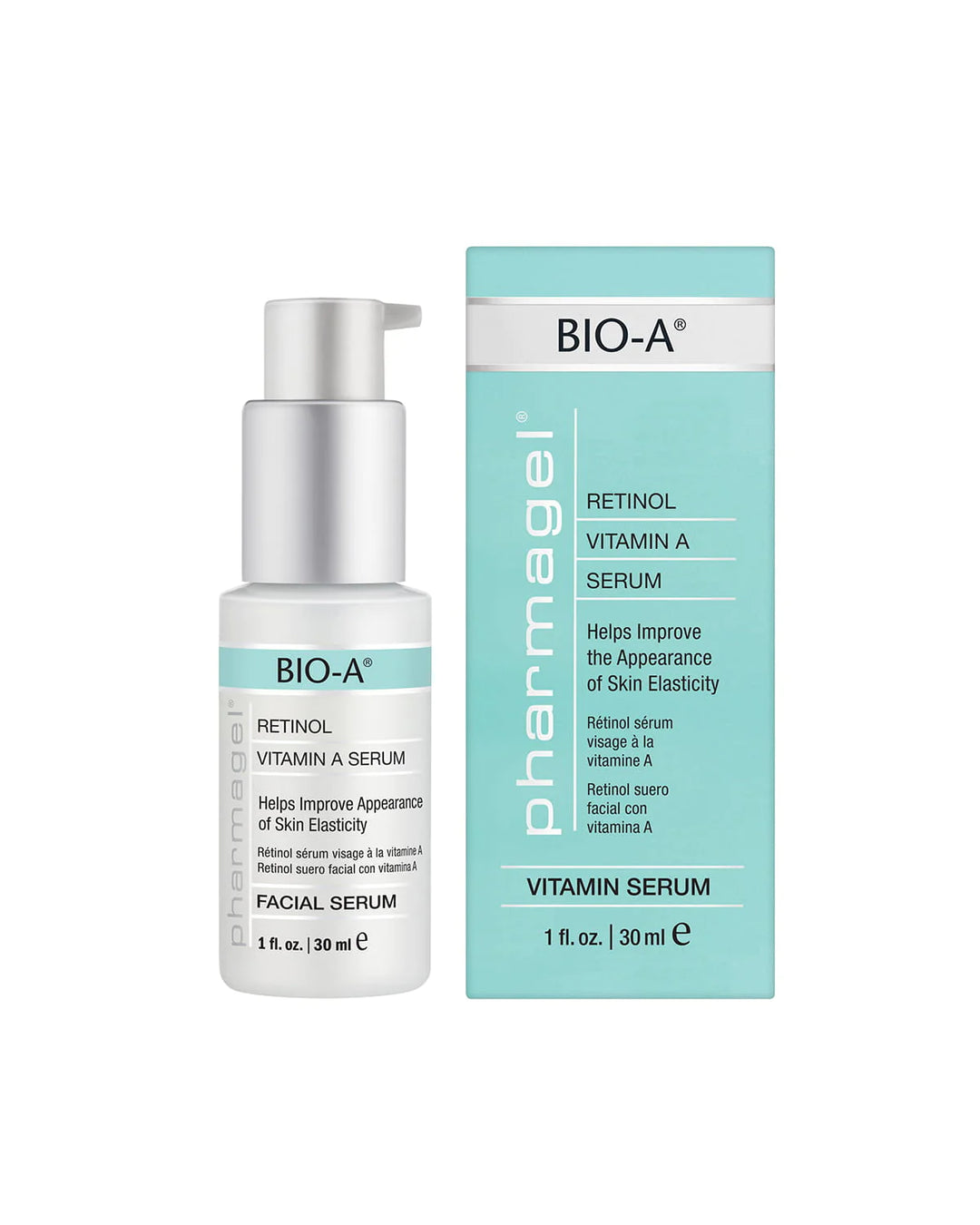 Pharmagel Bio-A Concentrate Anti-Wrinkle Facial Serum image of 1 oz bottle 