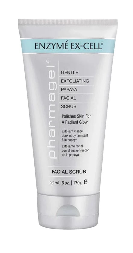 Pharmagel Enzyme Ex-cell Facial Scrub image of 6 oz bottle