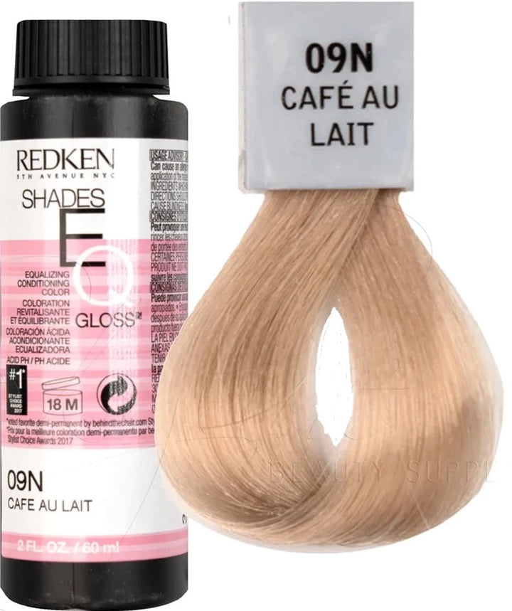 Redken Shades EQ Demi-Permanent Color Gloss image of 09n cafe au lait