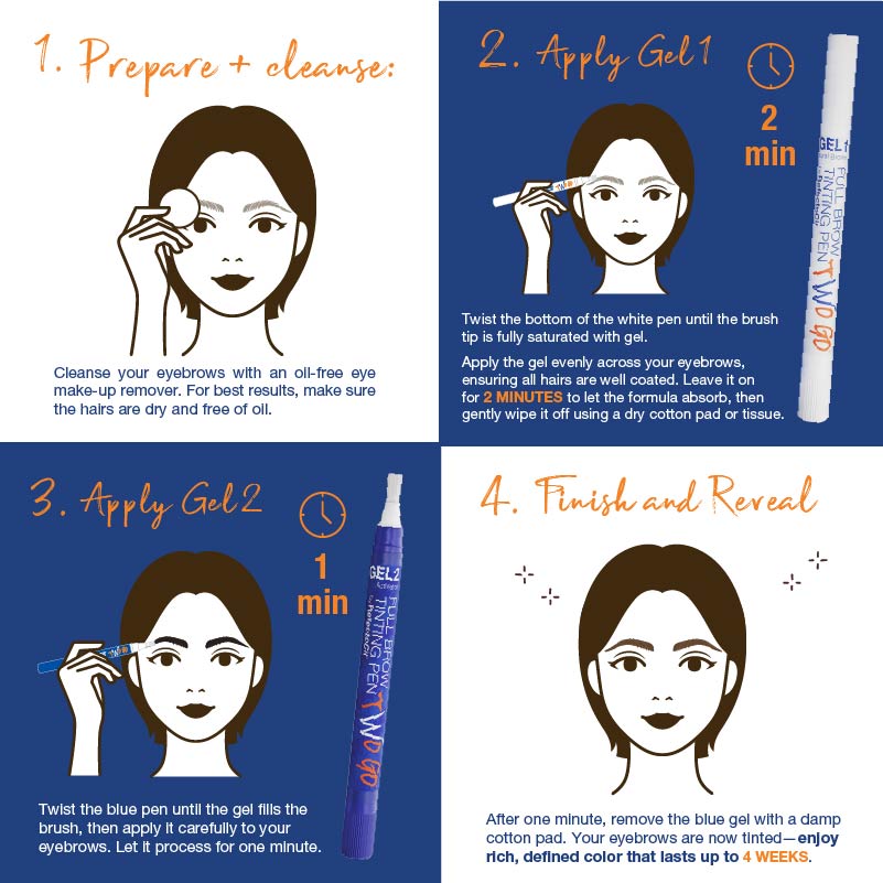 RefectoCil Two Go Full Brow Tinting Pen