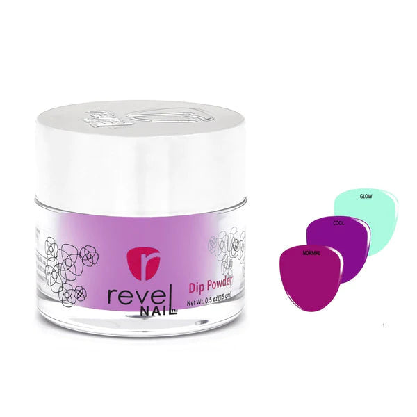 Revel Nail Dip Powder d718 image of think twice