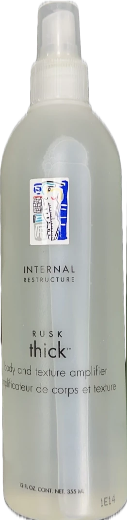 Rusk Internal Restructure Thick Body and Texture Amplifier image of 12 oz spray bottle