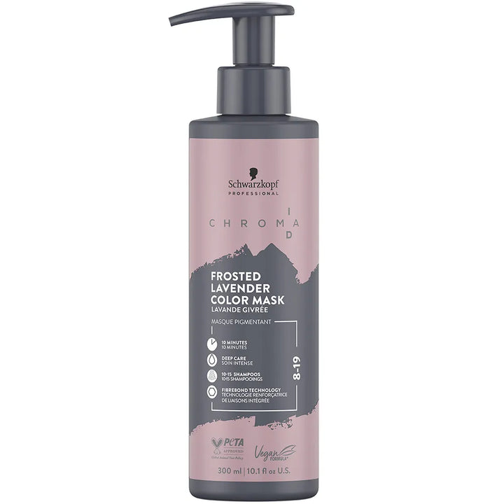 Schwarzkopf Chroma ID Frosted Lavender Color Mask bottle on a white background
