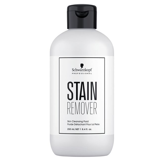 Schwarzkopf Stain Remover bottle on a white background