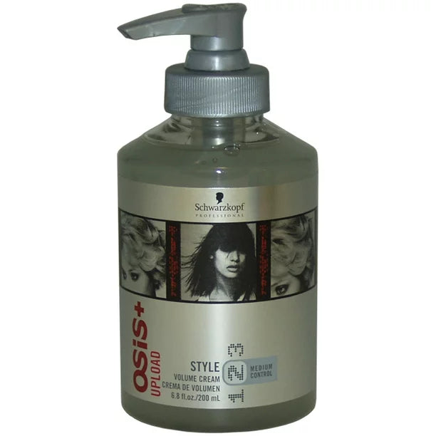 Schwarzkopf Osis+ Upload Style Volume Cream image of 6.8 oz bottle