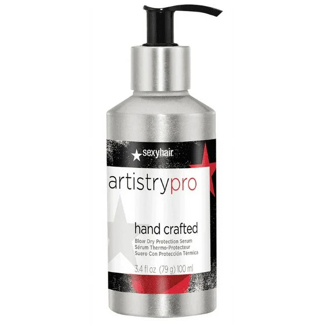 Sexy Hair Hand Crafted Blow Dry Protection Serum image of 3.4 oz bottle