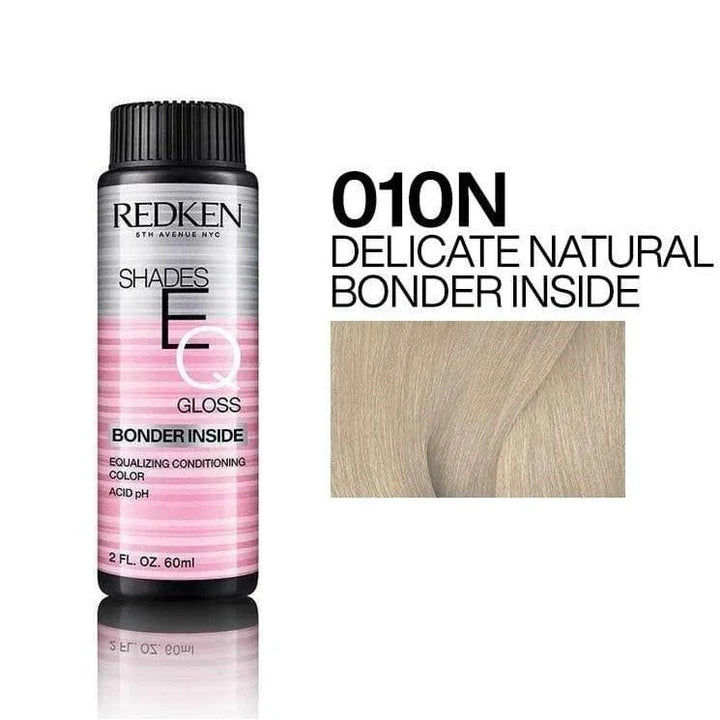 Redken Shades EQ Bonder Inside Demi-Permanent Color Gloss image of color swatch 010n delicate natural