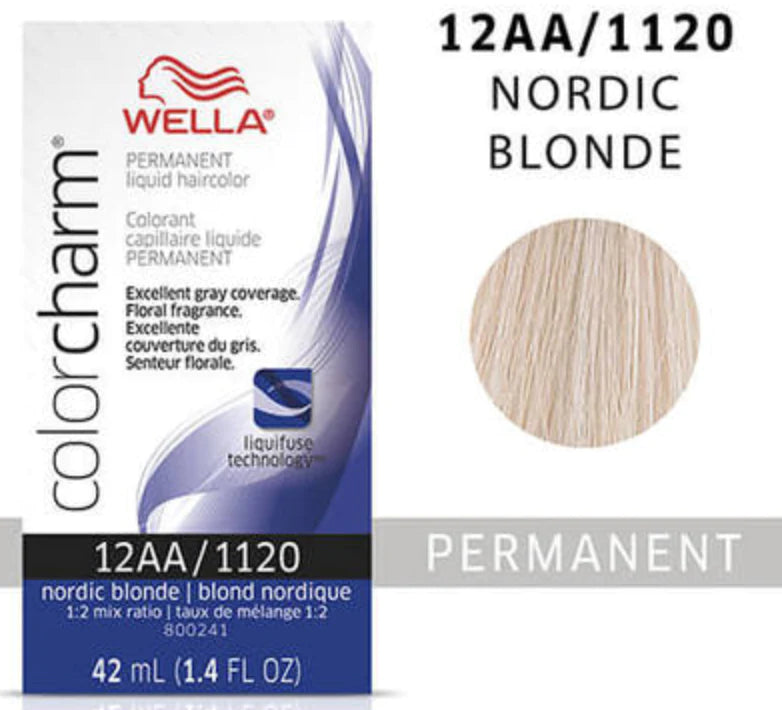Wella Color Charm Permanent Liquid Haircolor 12aa/1120 nordic blonde