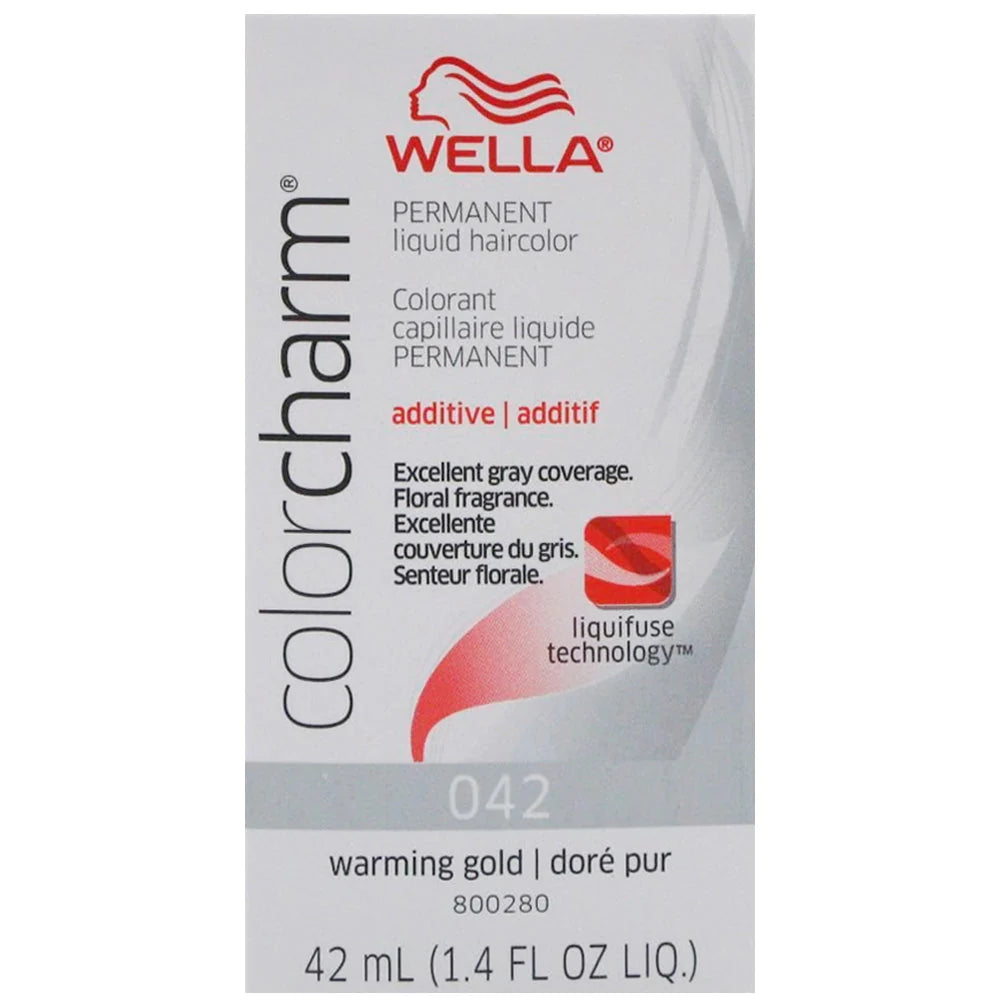 Wella Color Charm Permanent Liquid Haircolor image of 042 Warming gold