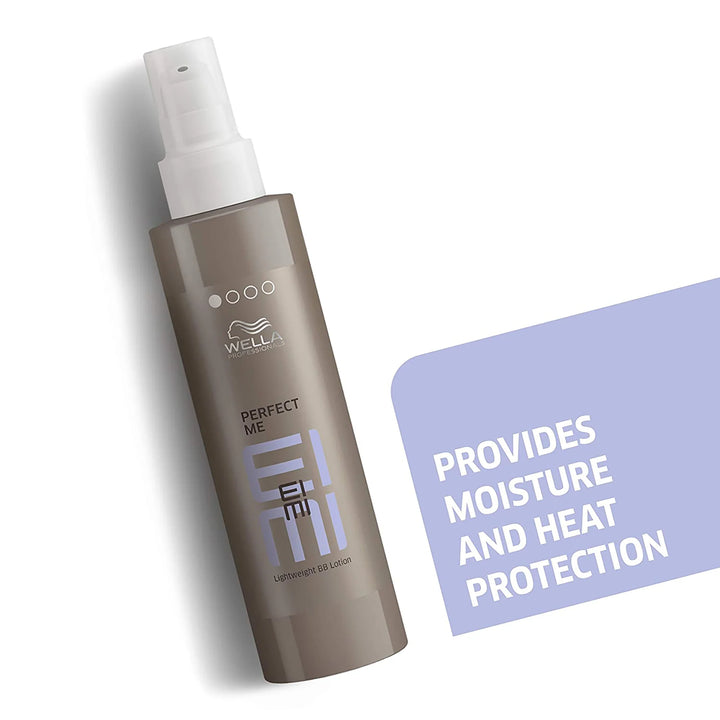 Wella EIMI Perfect Me Lightweight Beauty Balm Lotion product features and benefits