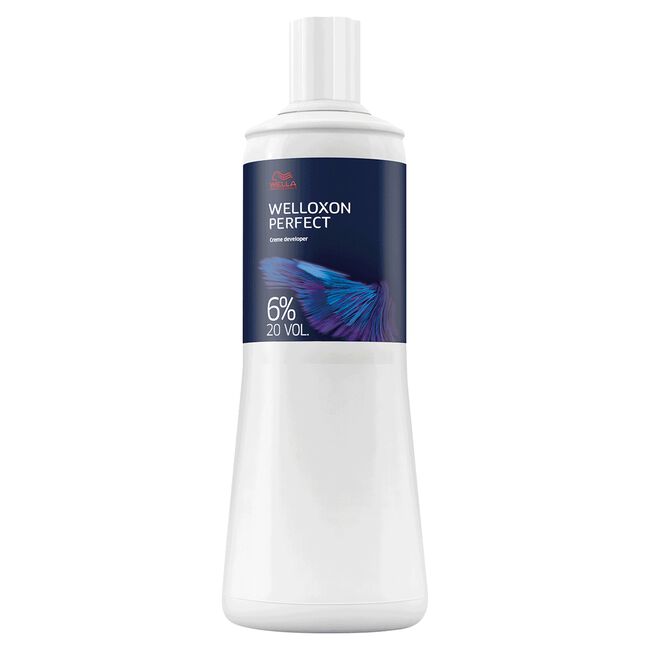Welloxon Perfect hair product bottle on a white background