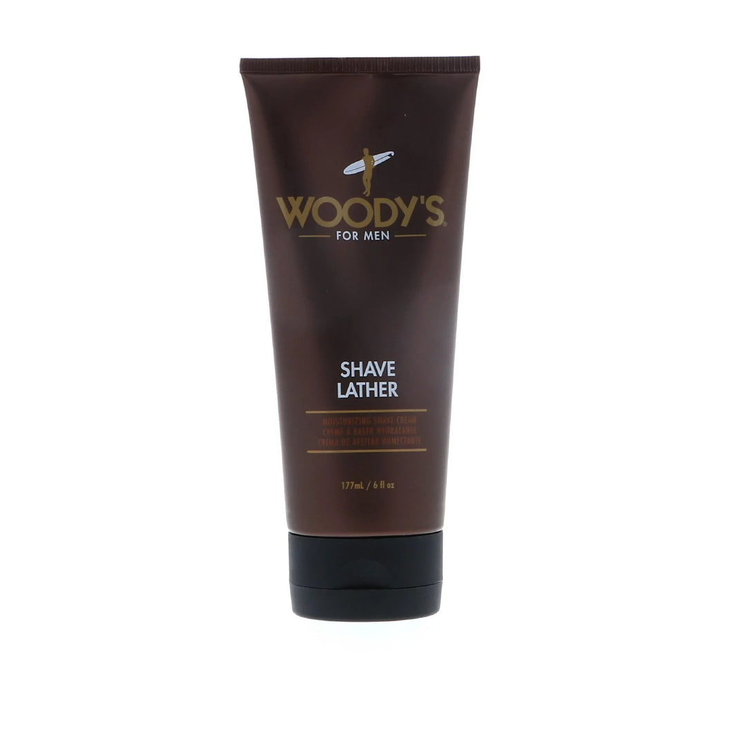 Woody's Shave Lather image of 6 oz bottle